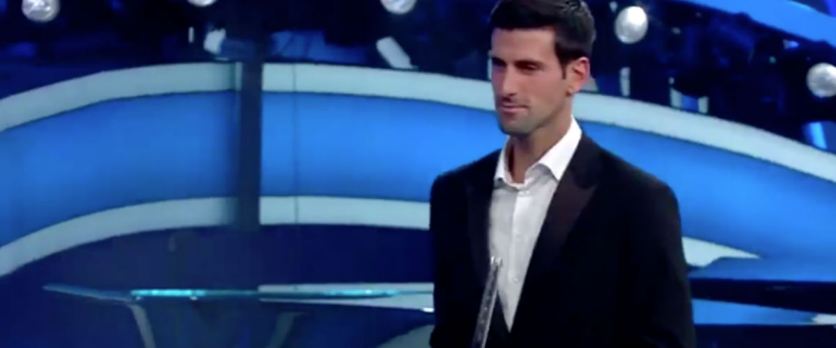 Sanremo 2020: a sorpresa sul palco il tennista Novak Djokovic