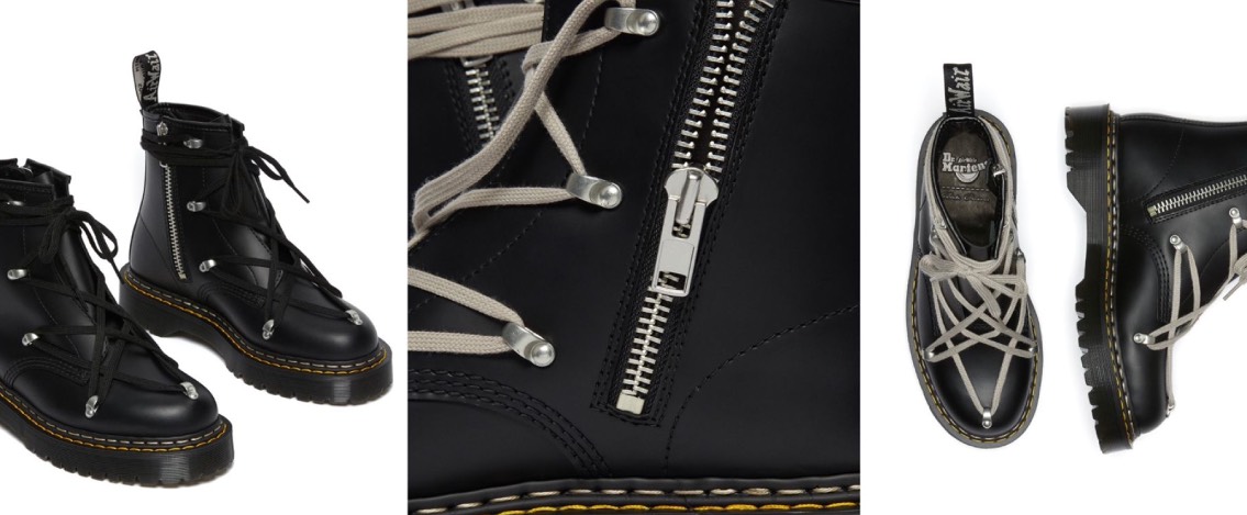 Dr. Martens e la nuova collaborazione con Rick Owens