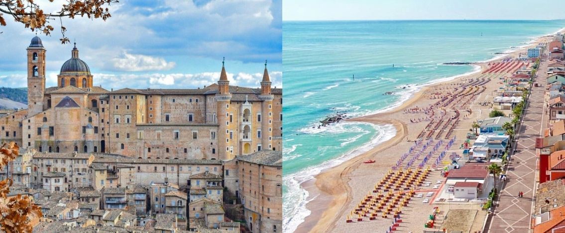 Marche, un museo a cielo aperto tra mare, arte e natura incontaminata