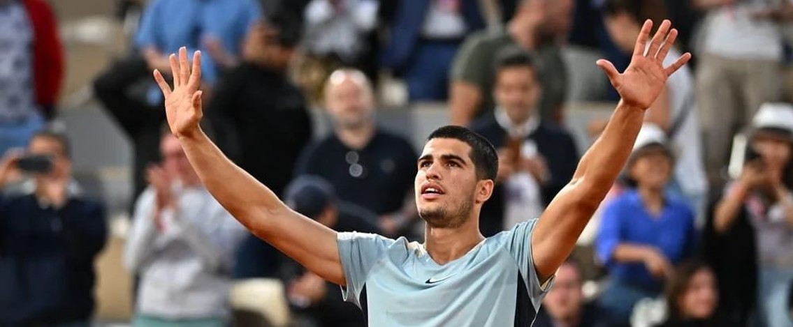 Roland-Garros: Alcaraz, prova di forza. Bene Nadal e Djokovic. Fognini si ritira