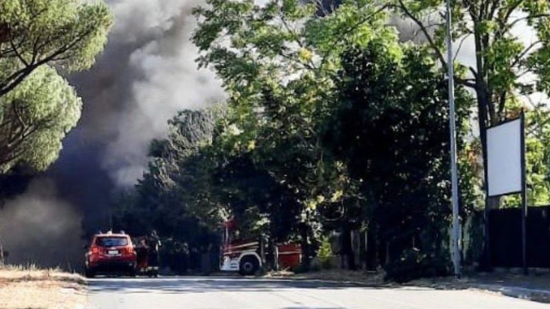 Roma, incendio a Centocelle: valori delle diossine alti