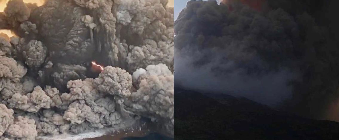 Stromboli, paura maremoto e tsunami dopo l’eruzione del vulcano