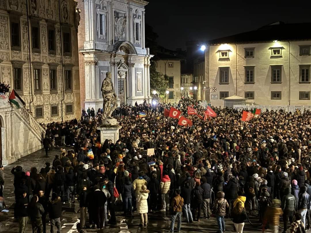 Pisa, i docenti sulle manifestazioni studentesche: “un’inaudita violenza”